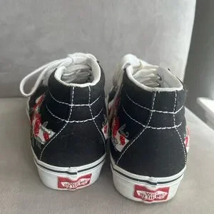 Vans Shoes Vans Black Rose Thorn Embroider Old Skool Midtop